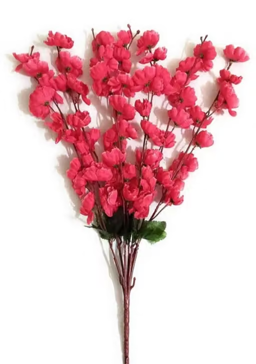 Anandani Pink Blossom Flower Bunch (Pack of 1) For Best Home Decor