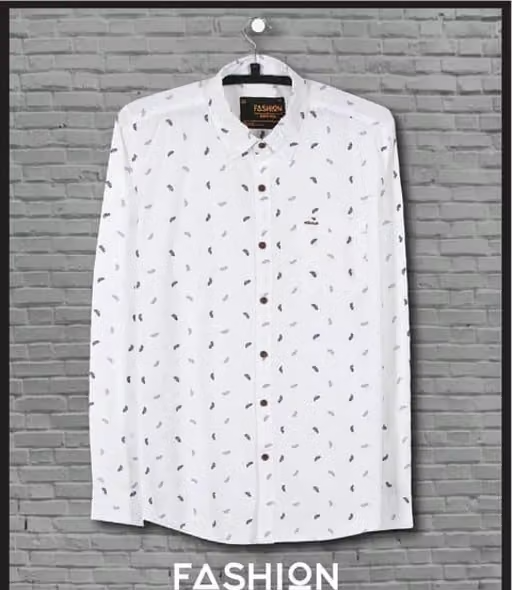 Fashion By Stacktrail 100% Cotton Casual Laffer Print Shirt For Men