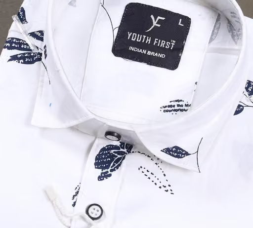 YOUTH FIRST FLOWER PRINTED MEN'S SHIRT - Image 2