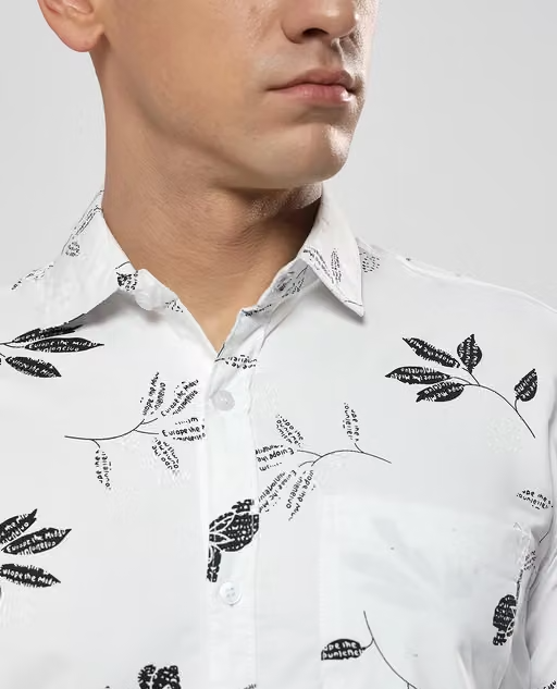 YOUTH FIRST FLOWER PRINTED MEN'S SHIRT - Image 3