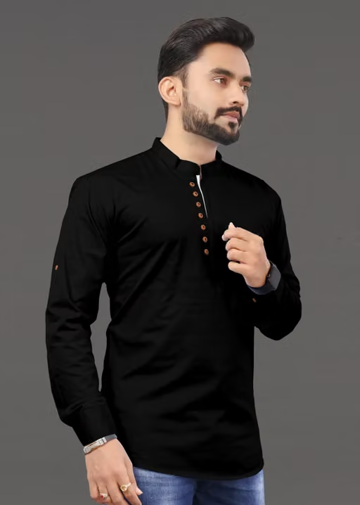 BLACK KURTA - Image 3