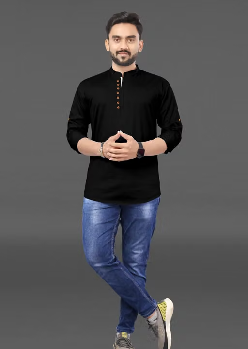 BLACK KURTA - Image 4