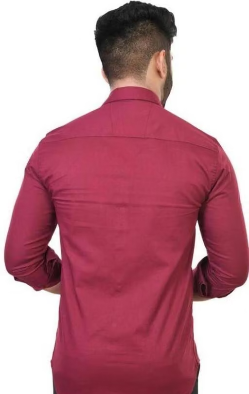 Youth First Men's Solid Spread Collar Multicolor Shirts Pack 2 - Image 2