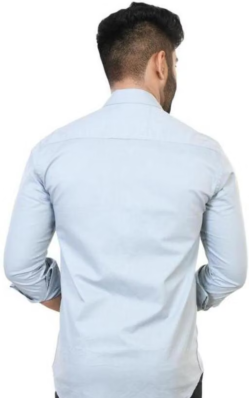 Youth First Men's Solid Spread Collar Multicolor Shirts Pack 2 - Image 3