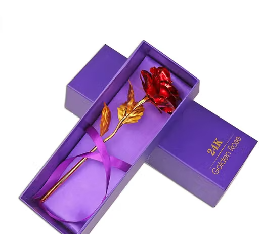 Artificial Red Rose | Special and Precious Red Rose for your Best Friend, Close Friend, Valentine, Loved one & Someone Special - 25 cm