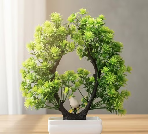 Amazing Artificial Plants with Plastic Pot for Home & Office Decor | Artificial Plants | Bonsai Plant |