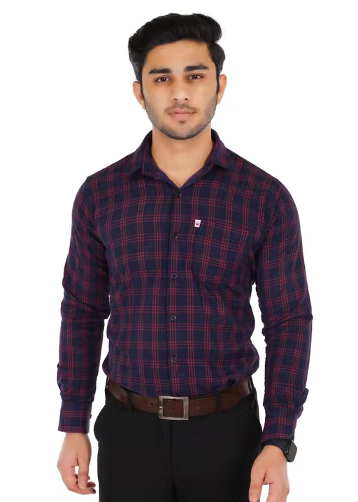 Branded check shirt for Men, Single pocket, Full sleeves vol1 Shirts for Men, Shirts for Men, Best Shirts for Men, Trending Shirts for Men, Men Shirts New Collection, Check Shirts for Men, Men Shirts - Image 2