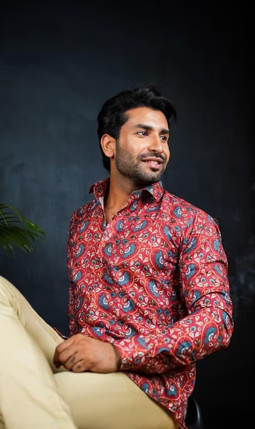 Classy Men's Premium Cotton Printed Casual Full Sleeve Shirt - Image 3