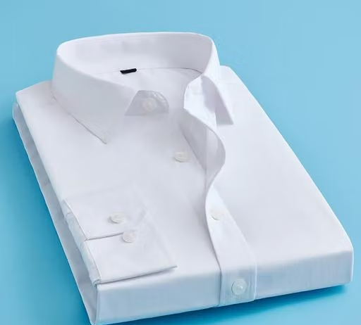 Kizzar Trendy attractive Men White Formal Shirts