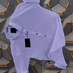 Poly Cotton Regular Fit Checks Full Sleeves Men's Casual Shirt - Grey ( Pack of 1 )