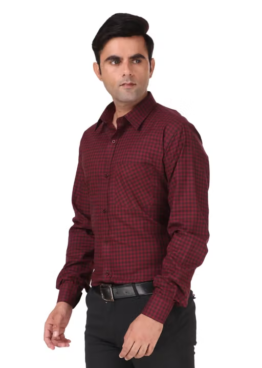 HIGHFIT Premium Quality Casual Cotton Check Shirt Multicolor - Image 3