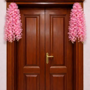 Set of 2 Artificial Hanging Flower With hook for door and Room decoration Office Decoration