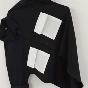 Aai Creation Lycra Slim Fit Solids Full Sleeves Men's Casual Shirt - Black ( Pack of 1 )