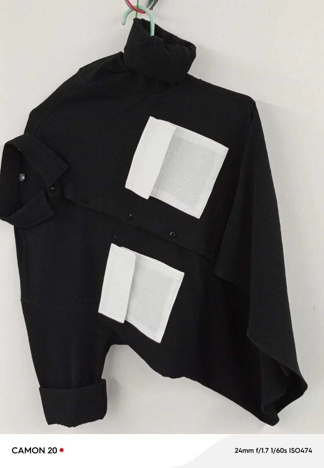 Aai Creation Lycra Slim Fit Solids Full Sleeves Men's Casual Shirt - Black ( Pack of 1 )