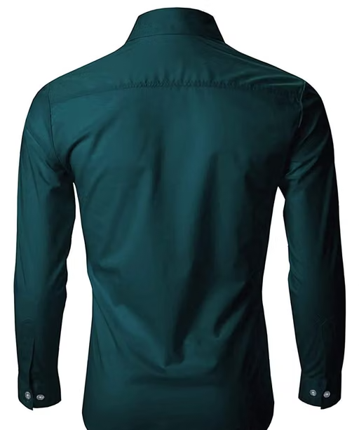 ZOMBOMSTAR Men's Cotton Regular Fit Casual Shirt_Astronuat Blue - Image 2