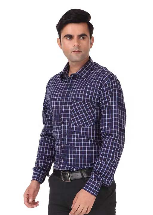 HIGHFIT Premium Quality Casual Cotton Check Shirt Multicolor - Image 3
