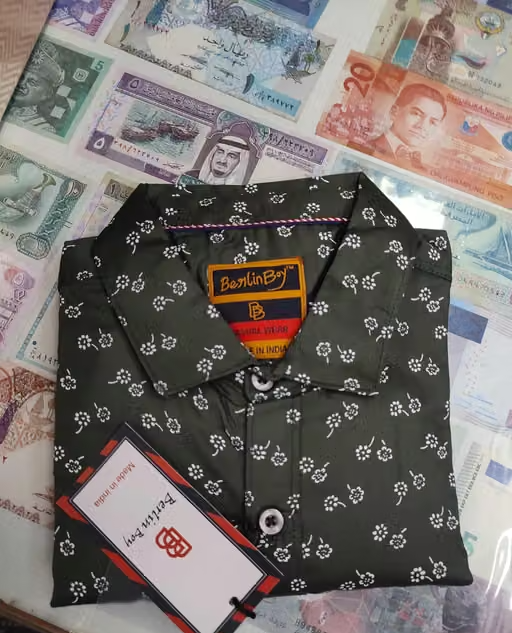 Trendy Elegant Men Cotton Shirts