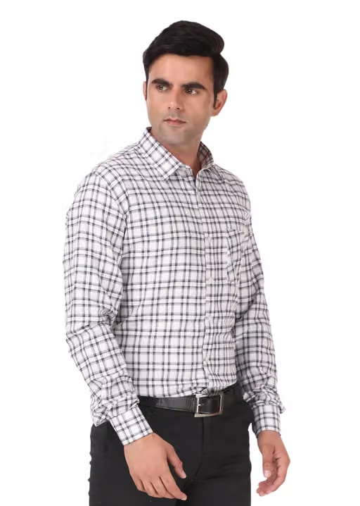 HIGHFIT Premium Quality Casual Cotton Check Shirt Multicolor - Image 3