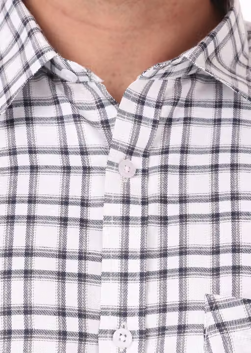 HIGHFIT Premium Quality Casual Cotton Check Shirt Multicolor - Image 4