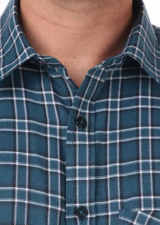HIGHFIT Premium Quality Casual Cotton Check Shirt Multicolor - Image 4