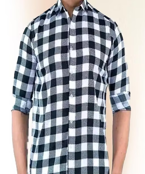 Retro Cotton shirt for Men, boys. Full Sleeves, Single Pocket. Designed for ultimate fitting, comfort and long lasting. Shirt, Shirt for Men, Shirt full sleeves, Cotton shirt, Cotton shirt for Men, Check shirt, Cotton check shirt, Branded Shirt, Shirt for Man, Casual Shirt, Casual cotton shirt-WW - Image 2