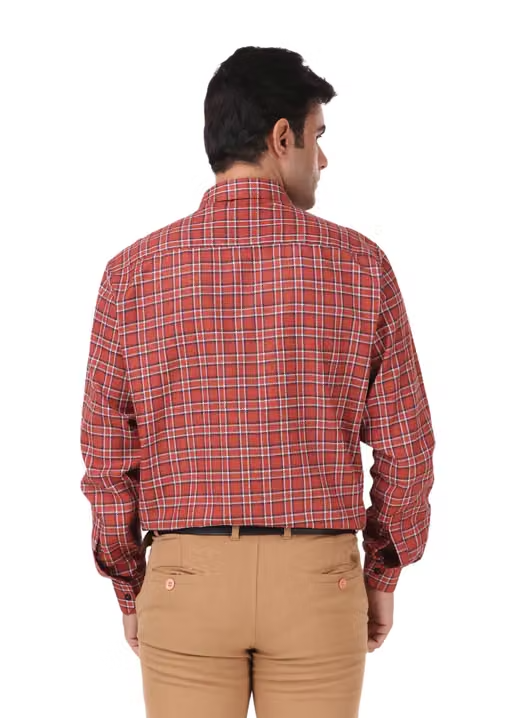 HIGHFIT Premium Quality Casual Cotton Check Shirt Multicolor - Image 2