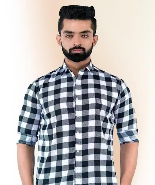 Retro Cotton shirt for Men, boys. Full Sleeves, Single Pocket. Designed for ultimate fitting, comfort and long lasting. Shirt, Shirt for Men, Shirt full sleeves, Cotton shirt, Cotton shirt for Men, Check shirt, Cotton check shirt, Branded Shirt, Shirt for Man, Casual Shirt, Casual cotton shirt-WW - Image 3