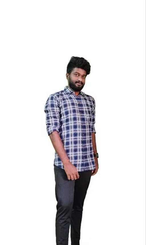 BLUE CASUAL SHIRT - Image 3