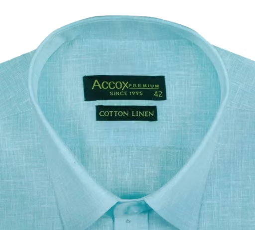 ACCOX Men's Full/Long Sleeves Formal Regular Fit Cotton Check Shirt - Image 2