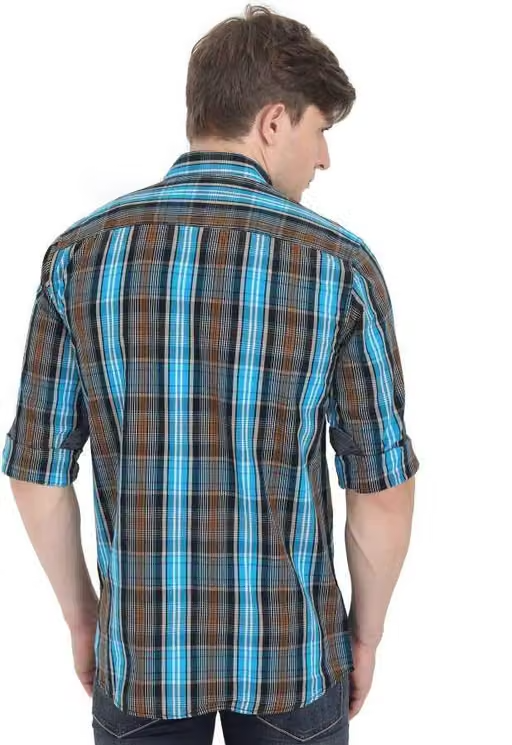 Urban Look Checkered Casual Slim Fit Shirt - Image 2
