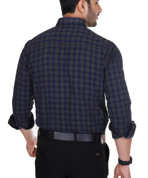 Cotton Shirts for Men, Shirts for Men, Trendy Shirts for Men, Men Shirt new Collection, Cotton check shirt, Checkered Shirt, shirts for men full cotton, Casual Shirts for Men, Branded Shirts for Men, comfort wear shirt for men, Checkered casual shirts for men - Image 3