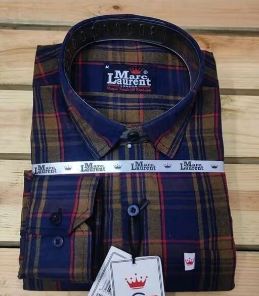 Marc Laurent Premium Cotton Check Shirts For Men's Vol 2