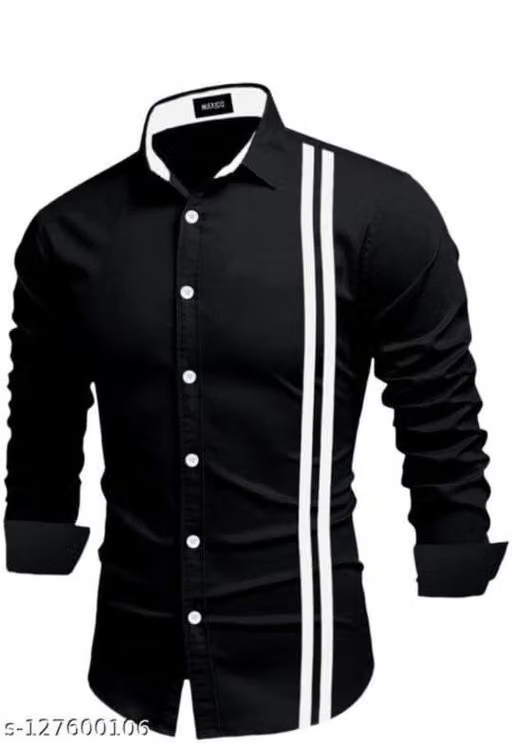Cotton Shirts for Men | Slim Fit Shirts for Men | Long Sleeve Shirt, Perfect for Office & Home