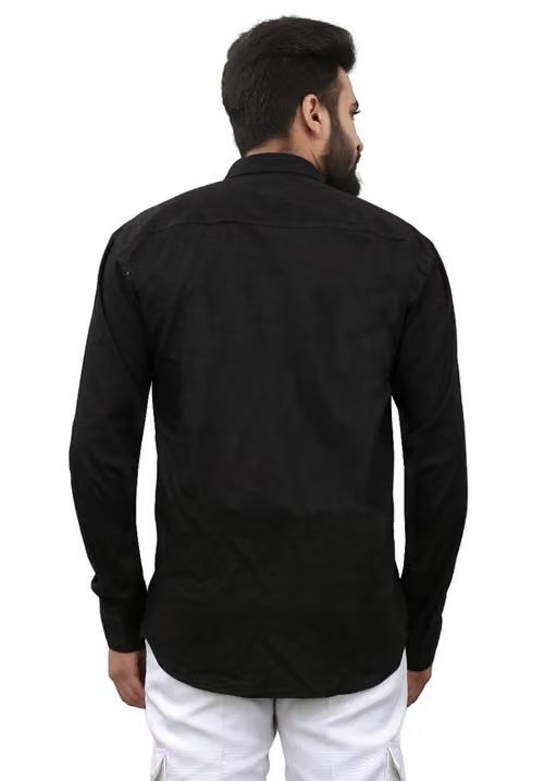 Cotton Shirts for Men | Slim Fit Shirts for Men | Long Sleeve Shirt, Perfect for Office & Home - Image 2