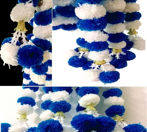 5 . Artificial hanging ladi pack of for decoration ,festival decoration ,home decoration ,office decoration ,Grill decoration soft flowers. - Image 3