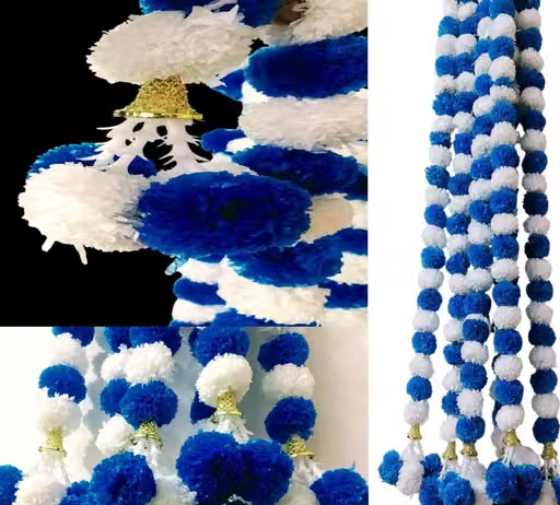5 . Artificial hanging ladi pack of for decoration ,festival decoration ,home decoration ,office decoration ,Grill decoration soft flowers. - Image 4