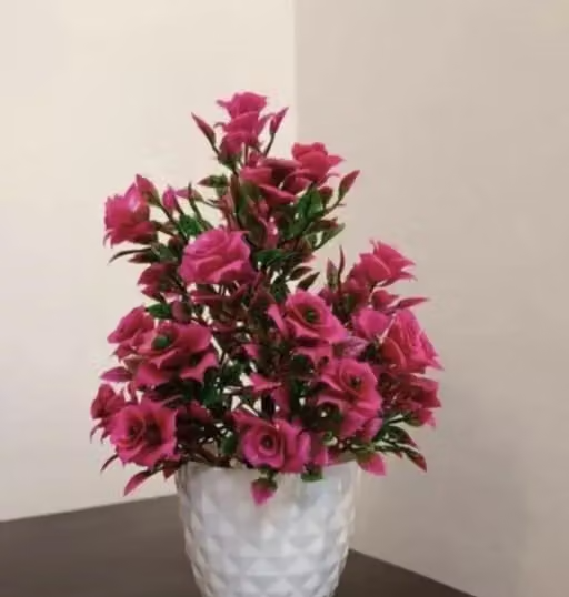SHAN Wonderful Artificial Flowers, Plants, Tree Colourful.Unique Fancy Design with Pot for Home Office Kitchen Bedroom Decoration and Gifts. - Image 3