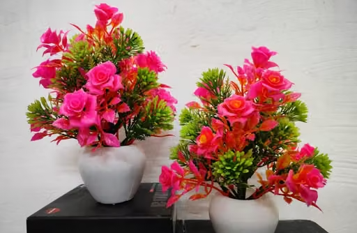 Artificial Flower Tree . Plants Set Of 2 - Image 2