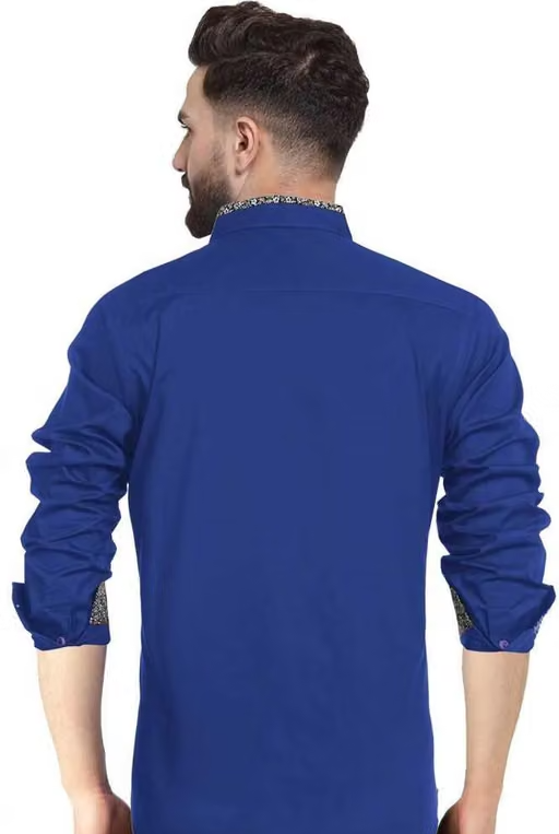 STYLIST SOLID COLOUR FORMAL SHIRT FOR MEN - Image 2