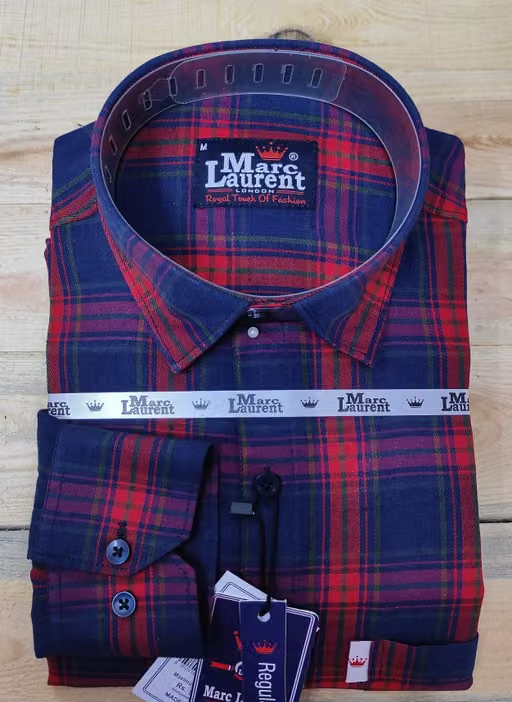 Premium Cotton check shirt for Men, Single pocket, Full sleeves vol1