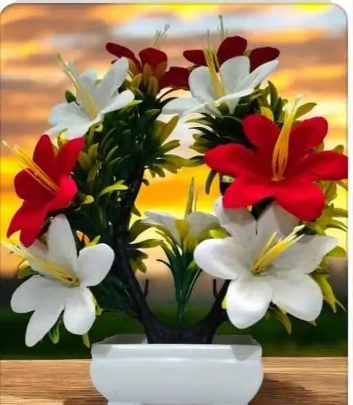Artificial Plant for home décor with Lilly flower