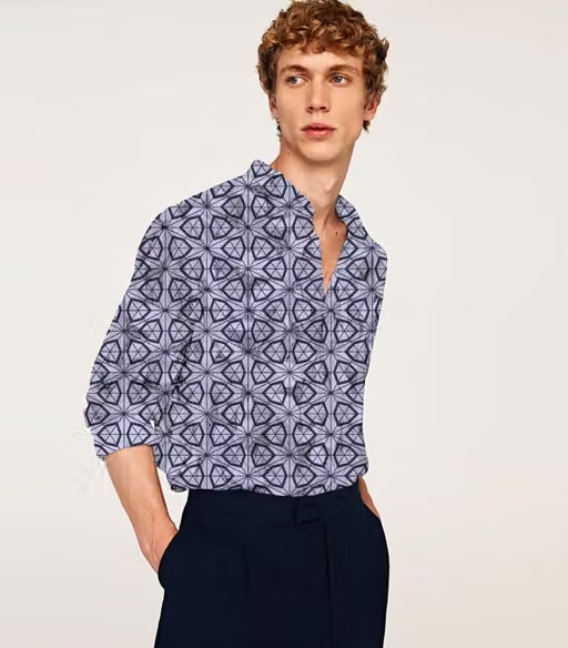 New Fancy Stylish Men's Fashionable Shirt