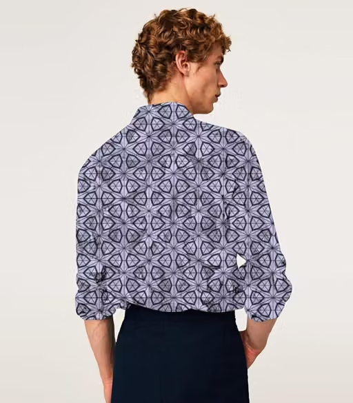 New Fancy Stylish Men's Fashionable Shirt - Image 2