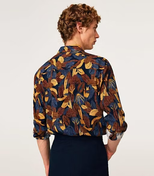 New Fancy Stylish Shirt (Petal Print)) - Image 2