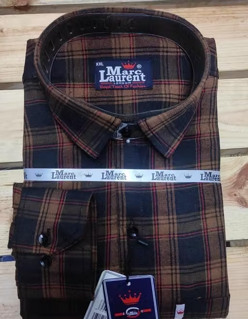 Fabulous 100% New Cotton Checked Shirt For Men's