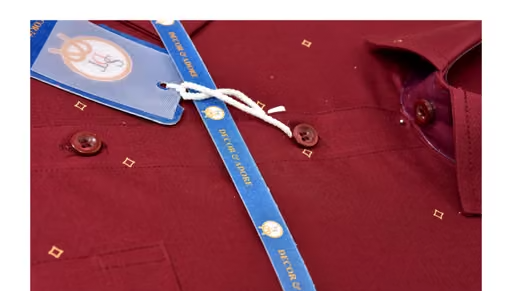 Men's Pure Cotton Red printed shirts - Image 2