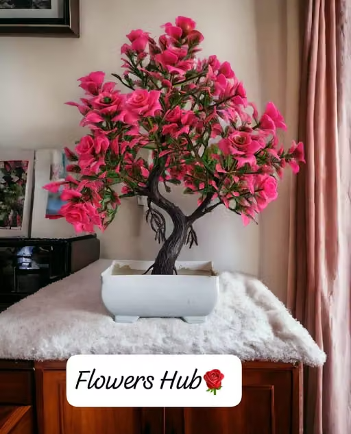 artificial rose plant Home office indoor and outdoor decoration purpose set of 01 - Image 2