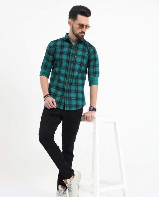 TRENDY CHEKS SHIRTS FOR MEN - Image 4
