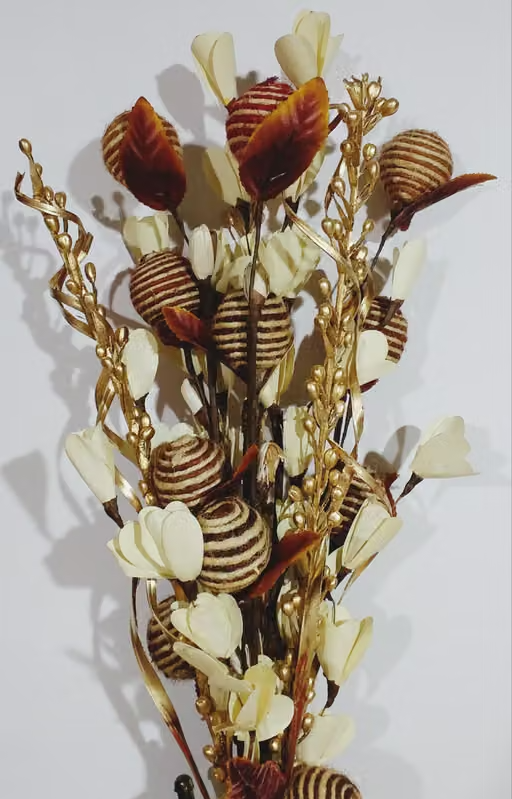 Set of 2 Beautiful Bouquet For Home Decor Made from Dried Plant Parts and Jute / 48 cm Height / Eco-Freindly / Multicolour - Image 3