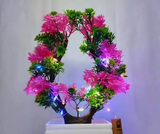 Classic Attractive Light Flower For Home Decor with Pot Tableware and office ware Artificial Flowers Decoration Items | Artificial Flower | Home Decor |